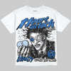 Jordan 11 "Space Jam" (2026) DopeSkill Oversize Print T-Shirt Heart On Lock Graphic Streetwear - White