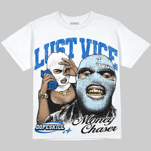 Jordan 11 "Space Jam" (2026) DopeSkill Oversize Print T-Shirt Lust Vice Graphic Streetwear - White