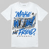 Jordan 11 "Space Jam" (2026) DopeSkill T-Shirt Make Money Not Friend Typo Graphic Streetwear - White