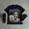 Space Jam 11s 2026 DopeSkill Oversize Print T-Shirt Money Loves Me Graphic