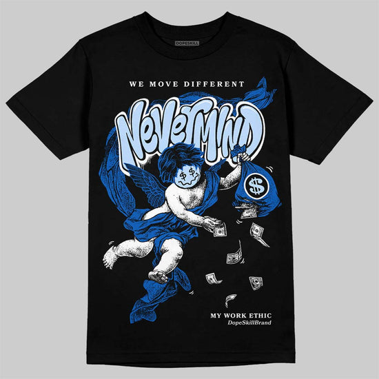 Jordan 11 "Space Jam" (2026) DopeSkill T-Shirt Nevermind Graphic Streetwear - Black