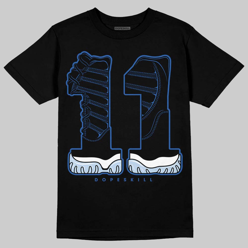 Jordan 11 "Space Jam" (2026) DopeSkill T-Shirt No.11 Graphic Streetwear - Black