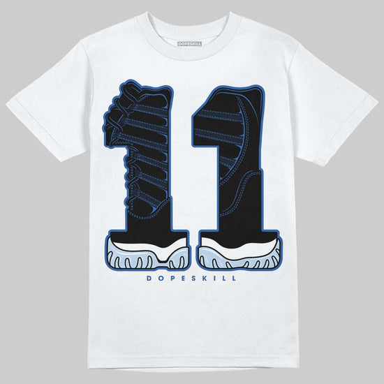 Jordan 11 "Space Jam" (2026) DopeSkill T-Shirt No.11 Graphic Streetwear - White 