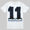 Jordan 11 "Space Jam" (2026) DopeSkill T-Shirt No.11 Graphic Streetwear - White 