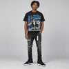 Space Jam 11s 2026 DopeSkill Oversize Print T-Shirt No Money No Lust Graphic