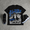 Space Jam 11s 2026 DopeSkill Oversize Print T-Shirt No Money No Lust Graphic