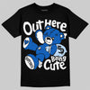 Jordan 11 "Space Jam" (2026) DopeSkill T-Shirt Out Here Being Cute Graphic Streetwear - Black