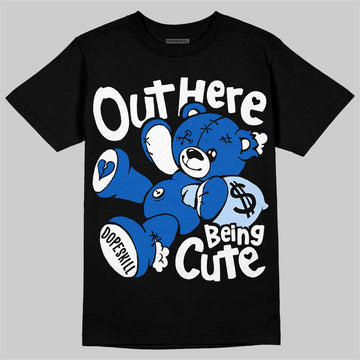 Jordan 11 "Space Jam" (2026) DopeSkill T-Shirt Out Here Being Cute Graphic Streetwear - Black