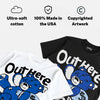 Space Jam 11s 2026 DopeSkill T-Shirt Out Here Being Cute Graphic