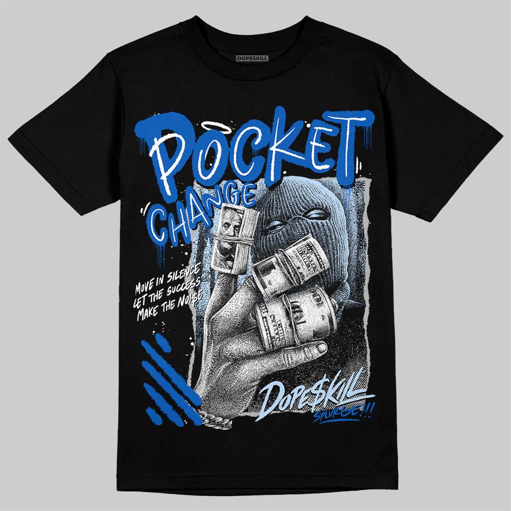 Jordan 11 "Space Jam" (2026) DopeSkill T-Shirt Pocket Change Graphic Streetwear - Black