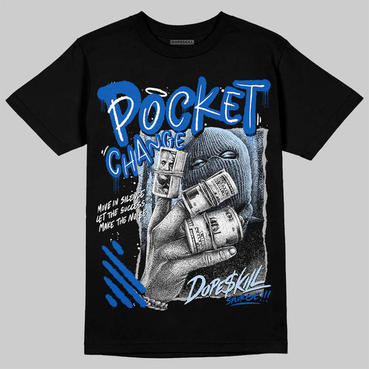 Jordan 11 "Space Jam" (2026) DopeSkill T-Shirt Pocket Change Graphic Streetwear - Black