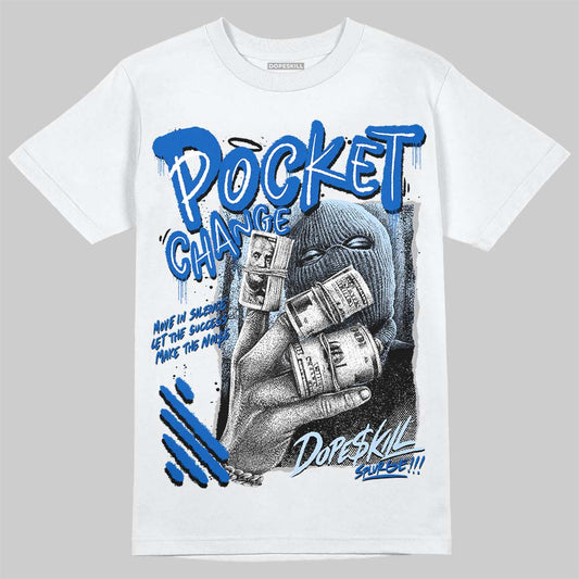 Jordan 11 "Space Jam" (2026) DopeSkill T-Shirt Pocket Change Graphic Streetwear - White