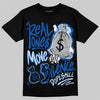 Jordan 11 "Space Jam" (2026) DopeSkill T-Shirt Real Ones Move In Silence Graphic Streetwear - Black
