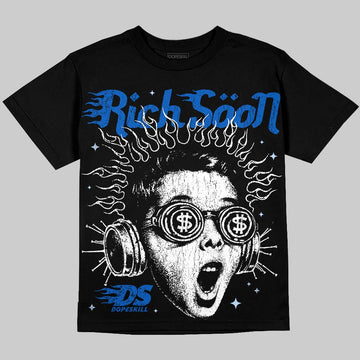 Jordan 11 "Space Jam" (2026) DopeSkill Oversize Print T-Shirt Rich Soon Graphic Streetwear - Black