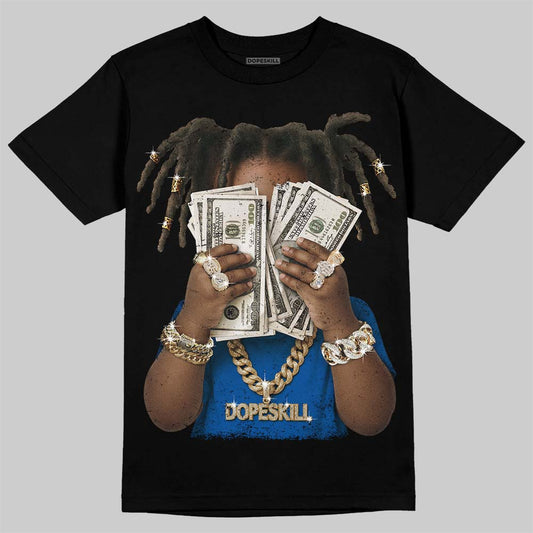 Jordan 11 "Space Jam" (2026) DopeSkill T-Shirt Rich Youth Graphic Streetwear - Black