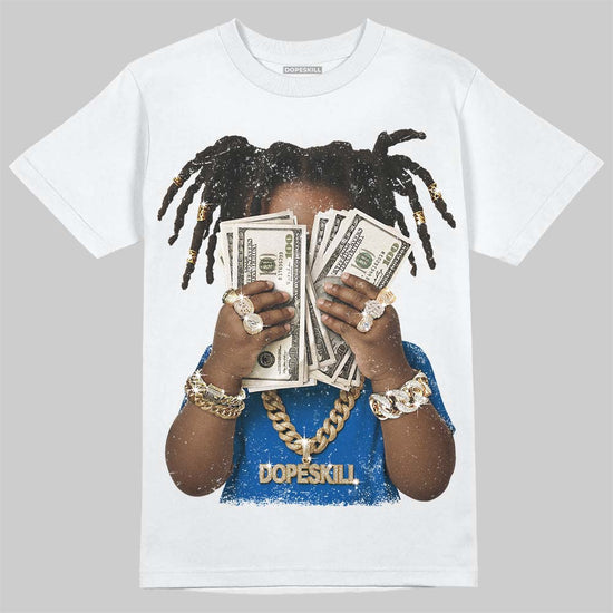 Jordan 11 "Space Jam" (2026) DopeSkill T-Shirt Rich Youth Graphic Streetwear - White