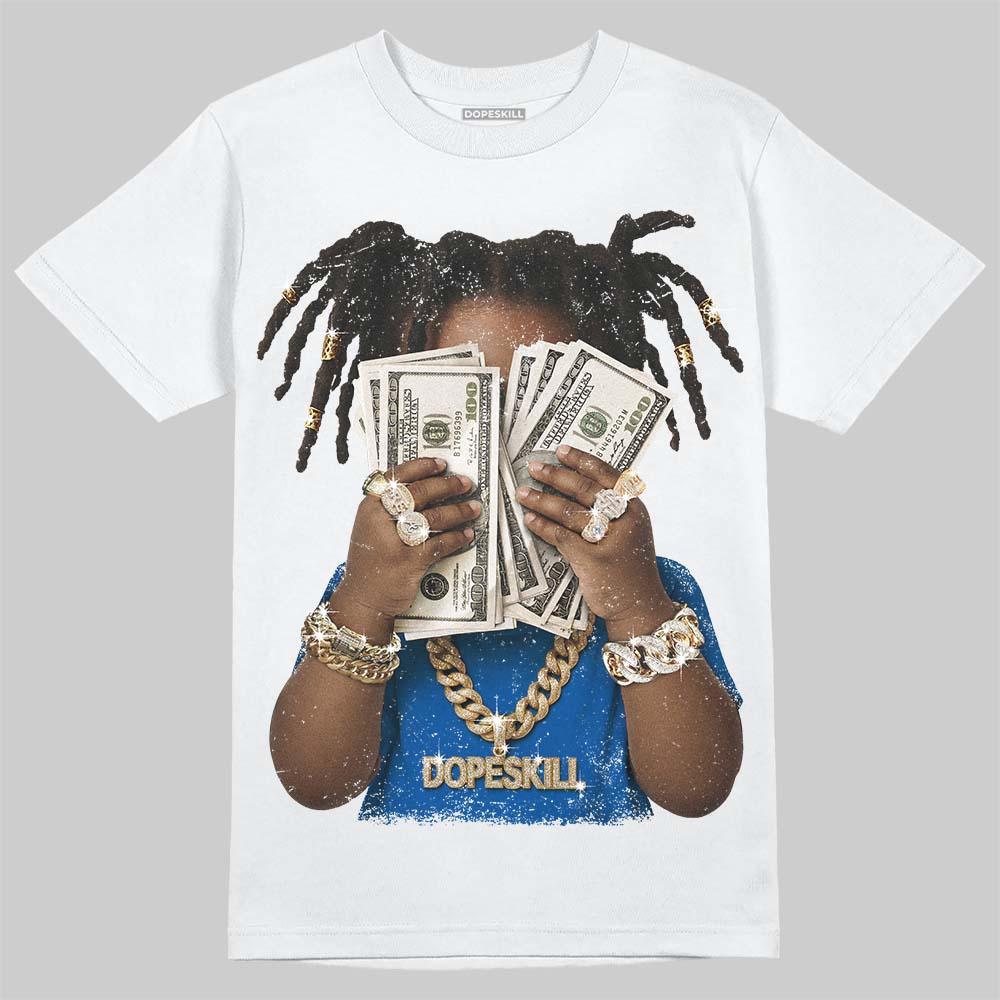 Jordan 11 "Space Jam" (2026) DopeSkill T-Shirt Rich Youth Graphic Streetwear - White