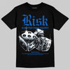 Jordan 11 "Space Jam" (2026) DopeSkill T-Shirt Risk Is Better Than Regret Graphic Streetwear - Black
