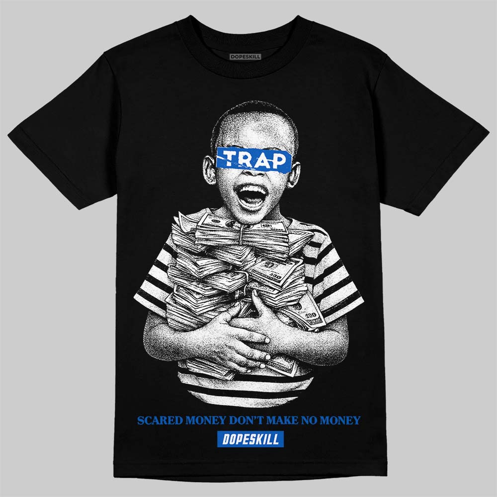 Jordan 11 "Space Jam" (2026) DopeSkill T-Shirt Scared Money Don't Make No Money Graphic Streetwear - Black