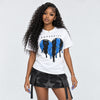 Space Jam 11s 2026 DopeSkill T-Shirt Slime Drip Heart Graphic