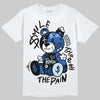 Jordan 11 "Space Jam" (2026) DopeSkill T-Shirt Smile Through The Pain Graphic Streetwear - White