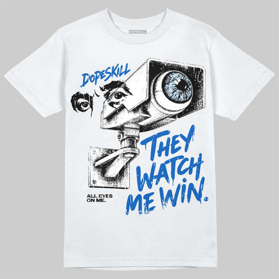 Jordan 11 "Space Jam" (2026) DopeSkill T-Shirt They Watch Me Win Graphic Streetwear - White