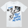 Jordan 11 "Space Jam" (2026) DopeSkill T-Shirt They Watch Me Win Graphic Streetwear - White