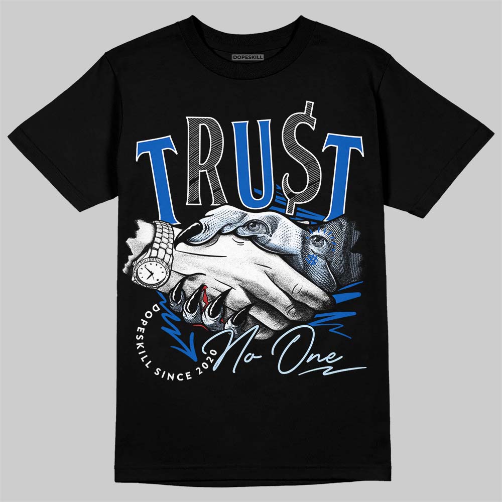 Jordan 11 "Space Jam" (2026) DopeSkill T-Shirt Trust No One Graphic Streetwear - Black