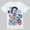 Jordan 11 "Space Jam" (2026) DopeSkill T-Shirt Work Hard Rise Above Graphic Streetwear - White
