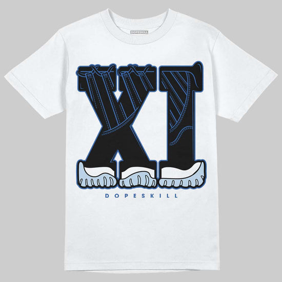 Jordan 11 "Space Jam" (2026) DopeSkill T-Shirt XI Jordan 11 Graphic Streetwear - White