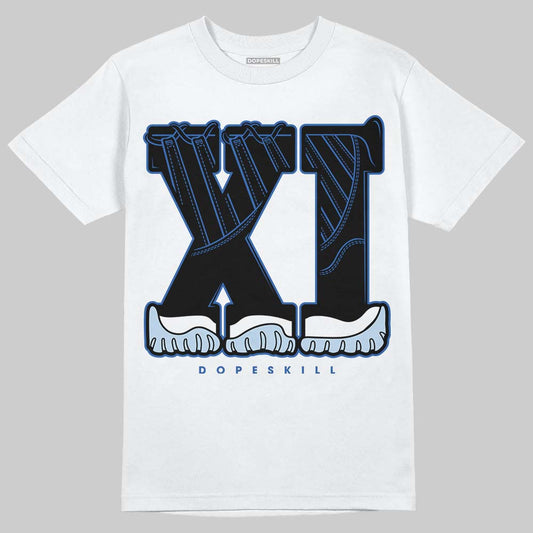 Jordan 11 "Space Jam" (2026) DopeSkill T-Shirt XI Jordan 11 Graphic Streetwear - White