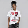 Space Jam 9s DopeSkill Oversize Print T-Shirt BEYOND THE 9 Graphic
