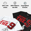 Space Jam 9s DopeSkill Oversize Print T-Shirt BEYOND THE 9 Graphic