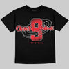Jordan 9 Space Jam DopeSkill Oversize Print T-Shirt Orbit Nine Graphic Streetwear - Black