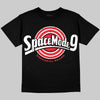 Jordan 9 Space Jam DopeSkill Oversize Print T-Shirt Space Mode 9 Graphic Streetwear - Black