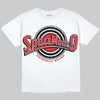 Jordan 9 Space Jam DopeSkill Oversize Print T-Shirt Space Mode 9 Graphic Streetwear - White