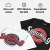 Space Jam 9s DopeSkill Oversize Print T-Shirt Space Mode 9 Graphic