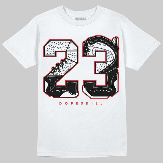 Jordan 9 Space Jam DopeSkill T-Shirt 23 with 9s Pattern Graphic Streetwear - White 