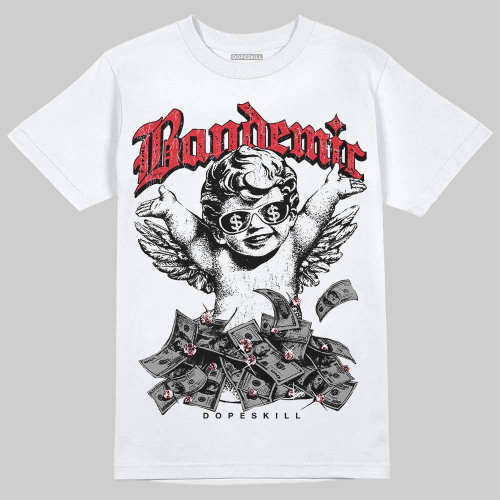 Jordan 9 Space Jam DopeSkill T-Shirt Bandemic Graphic Streetwear - White
