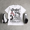 Space Jam 9s DopeSkill T-Shirt Broken Bones Graphic