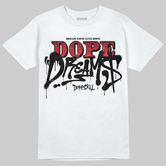 Jordan 9 Space Jam DopeSkill T-Shirt Dope Dreams Graphic Streetwear - White 