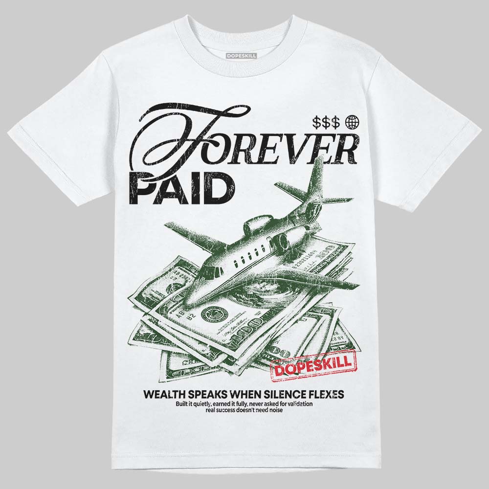 Jordan 9 Space Jam DopeSkill T-Shirt Forever Paid Graphic Streetwear - White