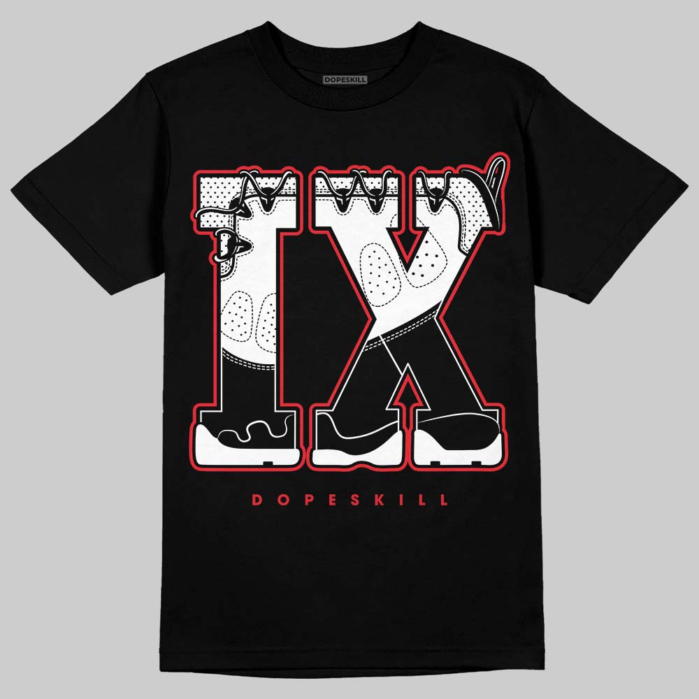 Jordan 9 Space Jam DopeSkill T-Shirt IX Jordan 9 Graphic Streetwear - Black
