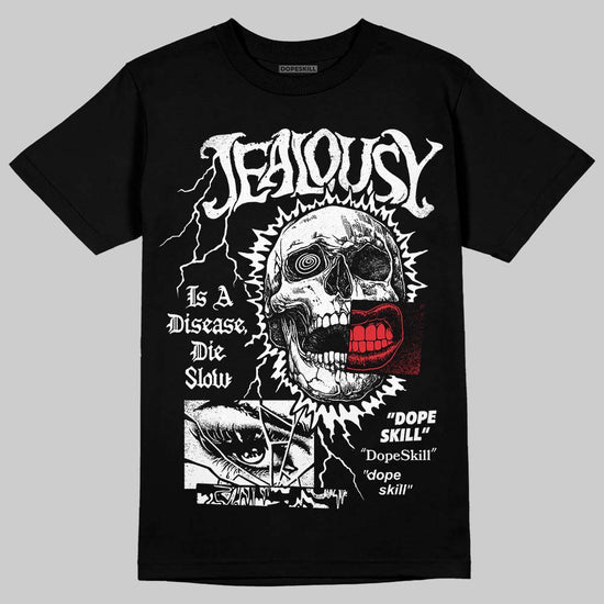 Jordan 9 Space Jam DopeSkill T-Shirt Jealousy Graphic Streetwear - Black
