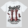 Jordan 9 Space Jam DopeSkill T-Shirt Loyalty Graphic Streetwear - White