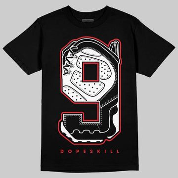 Jordan 9 Space Jam DopeSkill T-Shirt No.9 Graphic Streetwear - Black