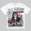 Jordan 9 Space Jam DopeSkill Oversize Print T-Shirt No Money No Lust Graphic Streetwear - White