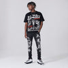 Space Jam 9s DopeSkill Oversize Print T-Shirt No Money No Lust Graphic