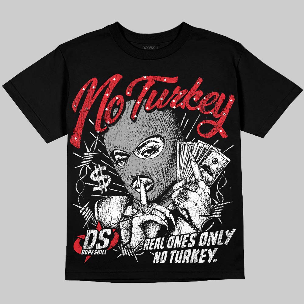 Jordan 9 Space Jam DopeSkill Oversize Print T-Shirt No Turkey Graphic Streetwear - Black
