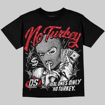 Jordan 9 Space Jam DopeSkill Oversize Print T-Shirt No Turkey Graphic Streetwear - Black